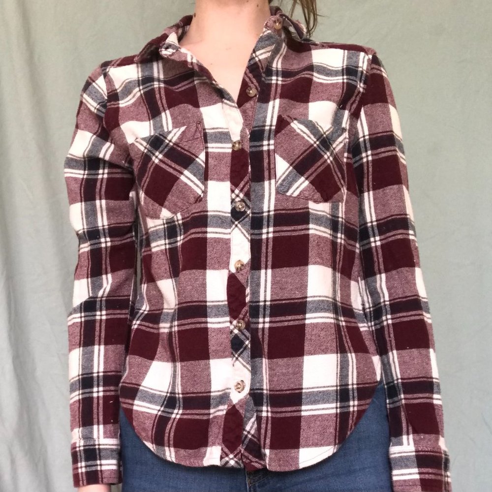 Maroon Flannel